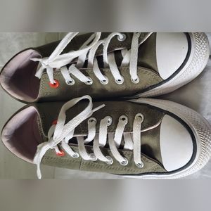 Converse Olive Green Shoes, Size 9